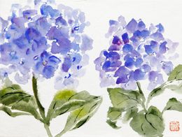 Painting, Hortensias #2, Sophie Deliss