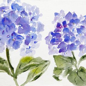 Painting, Hortensias #2, Sophie Deliss