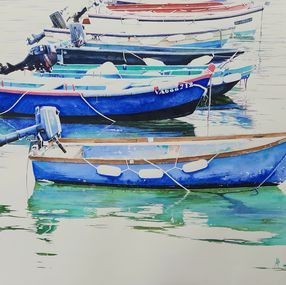 Pintura, Barques dans le golfe, Bertrand Rouby