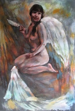 Painting, Nude.Wings., Nadezda Stupina