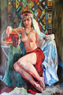 Painting, Nude.Scheherazade., Nadezda Stupina