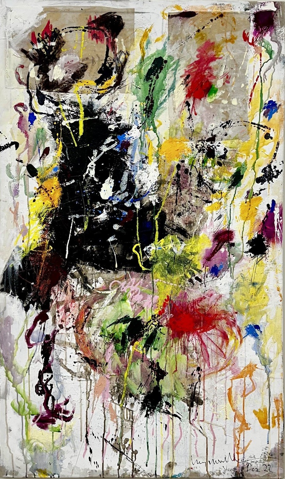 Hans Mendler, Farben- Sturz - Chute de couleurs Hans Mendler, Farben- Sturz - Chute de couleurs