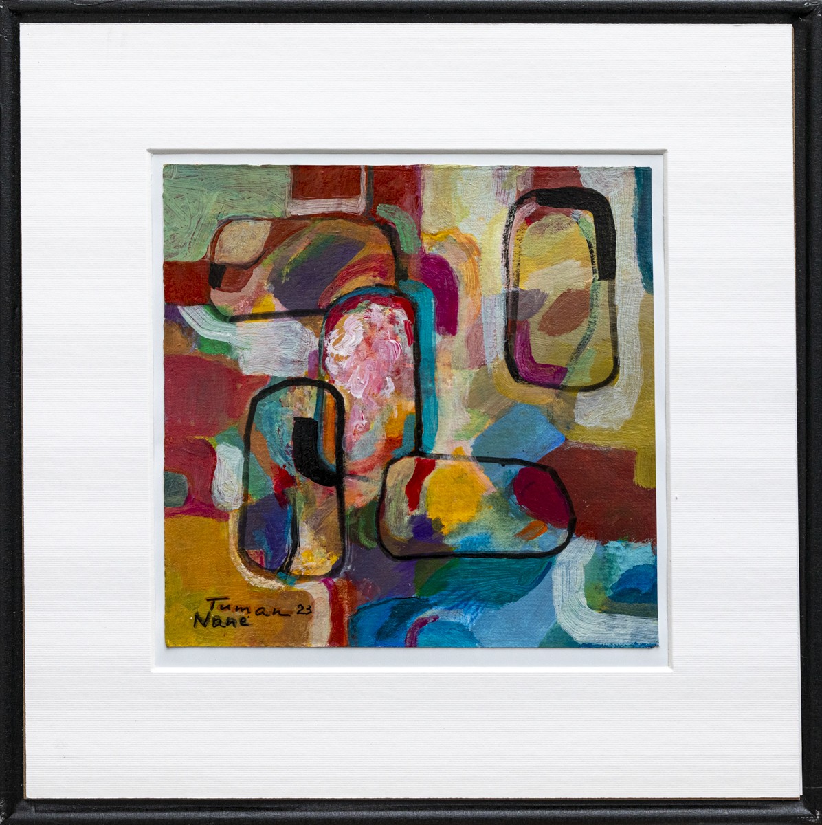 Amalya Nané Tumanian, Demandant - Abstraction colorée Amalya Nané Tumanian, Demandant - Abstraction colorée