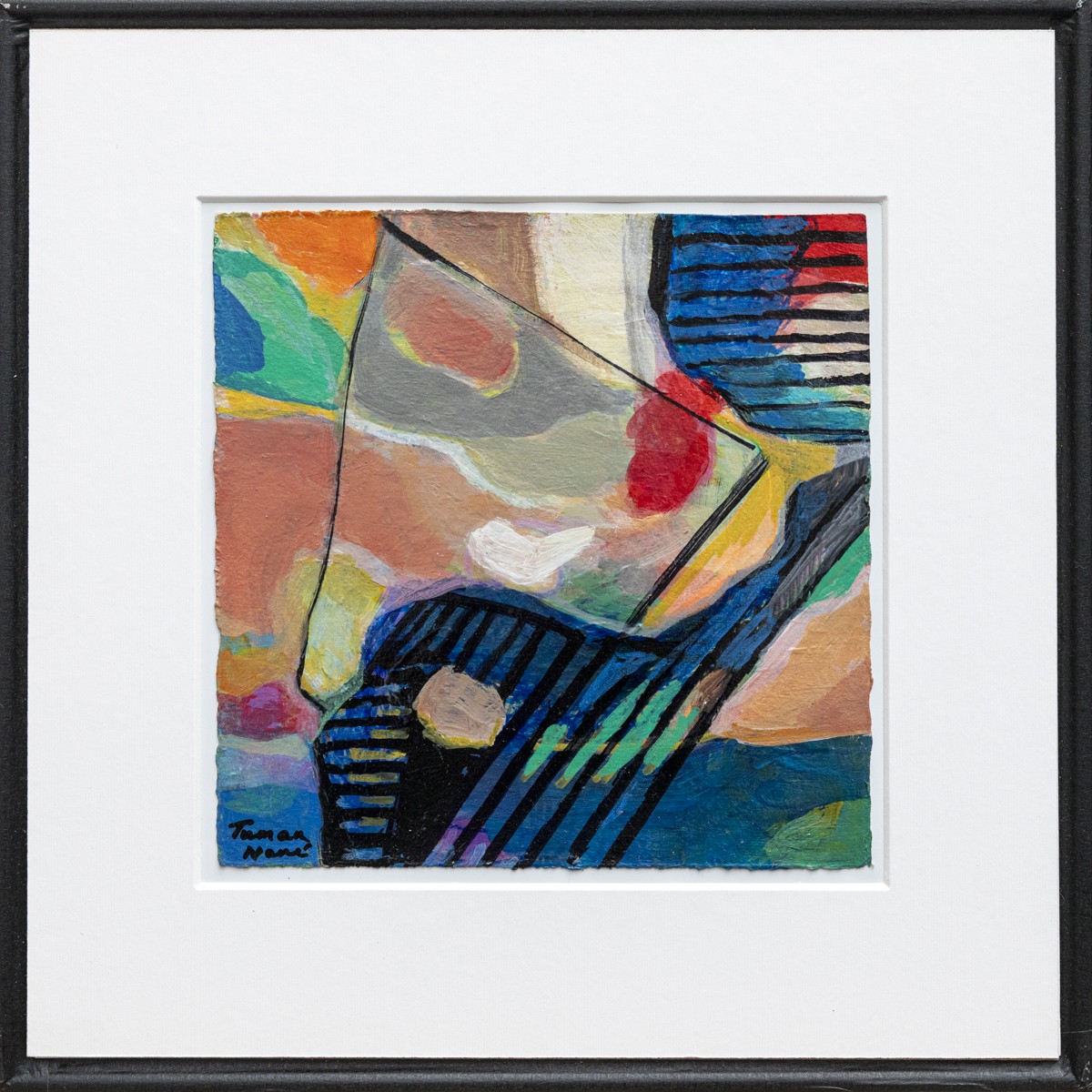 Amalya Nané Tumanian, Ombres sur terre - Abstraction géométrique Amalya Nané Tumanian, Ombres sur terre - Abstraction géométrique