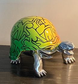 Sculpture, Turtle - Hommage à Keith Haring, Diederik Van Apple