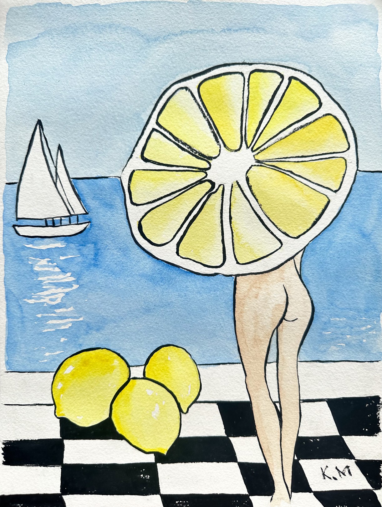 Kristina Mallen, Morning in Positano Kristina Mallen, Morning in Positano