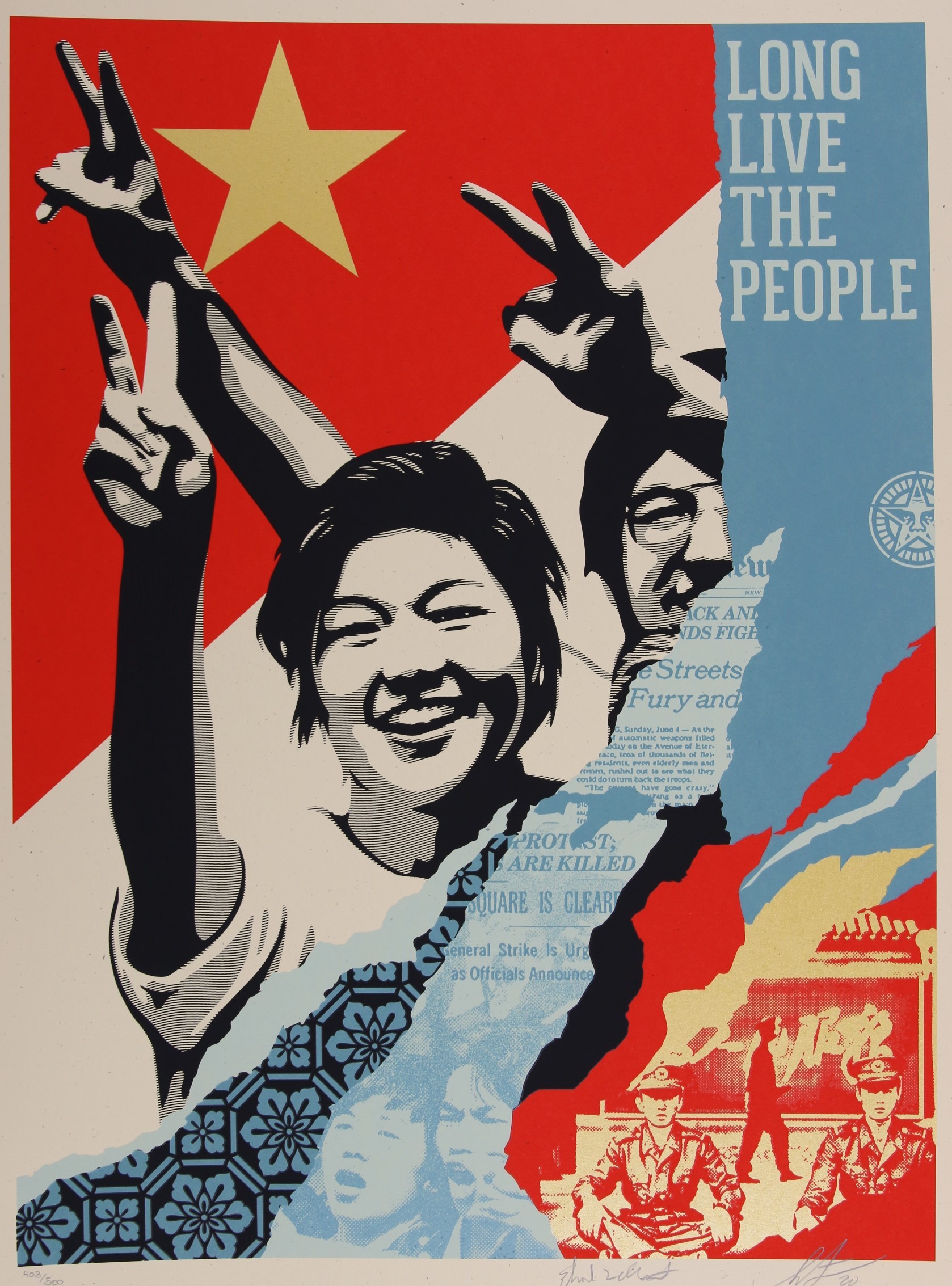 Shepard Fairey (Obey), Long Live The People Shepard Fairey (Obey), Long Live The People