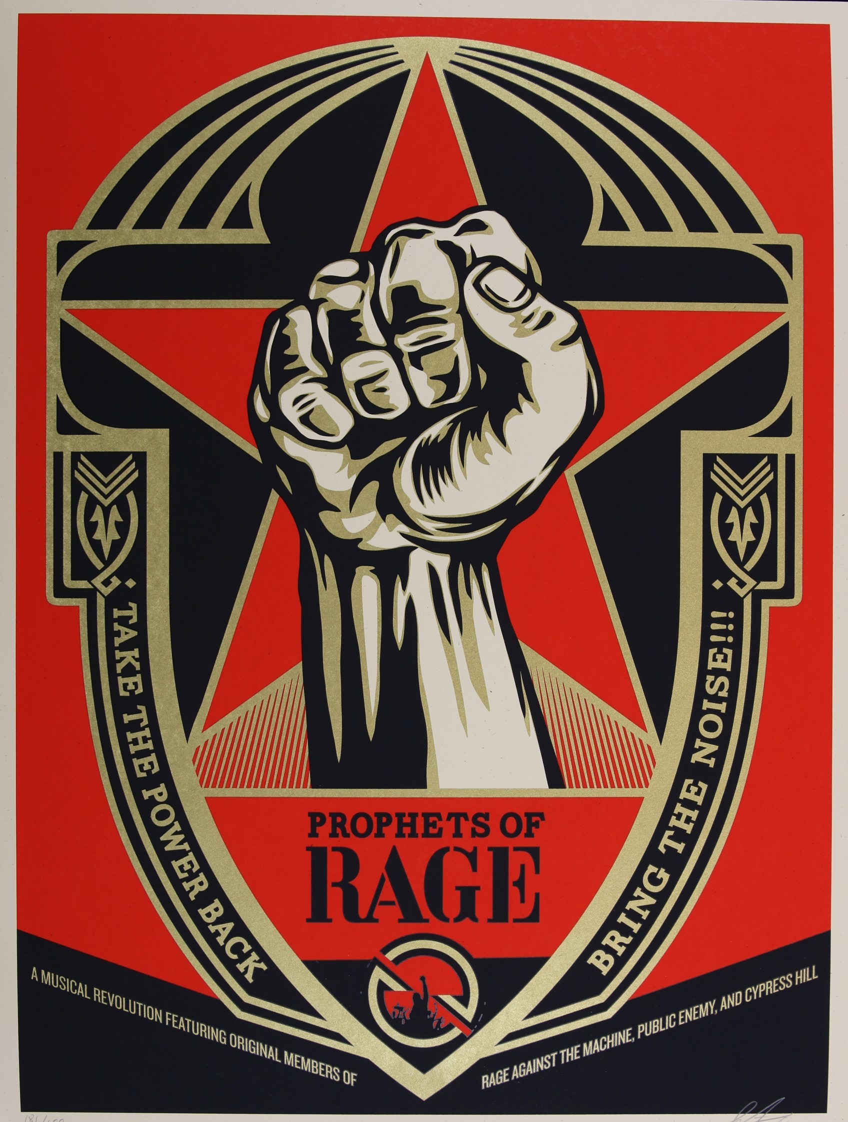 Shepard Fairey (Obey), Prophets Of Rage Shepard Fairey (Obey), Prophets Of Rage