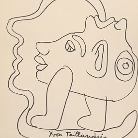 Fine Art Drawings, Têtes, Yvon Taillandier