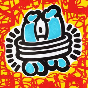 Pintura, Haring in love (a tribute to K. H), Dr. Love