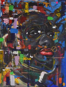 Painting, Whispers of the Soul 3, Damola Ayegbayo