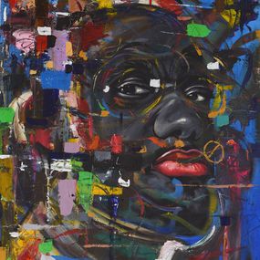 Painting, Whispers of the Soul 3, Damola Ayegbayo