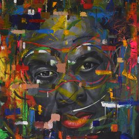 Peinture, Whispers of the Soul 2, Damola Ayegbayo