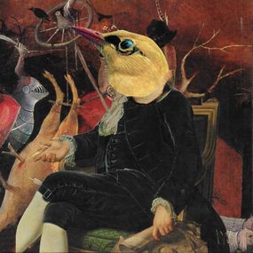 Peinture, Birds on Bosch 1 (3), Marian Williams