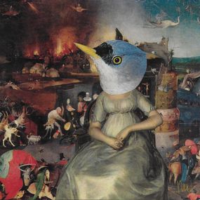 Pintura, Birds on Bosch 1 (4), Marian Williams