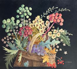 Pintura, Flowers V, Olga Oreshnikov