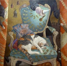 Painting, Majestic Sleep, Olga Oreshnikov