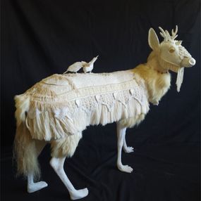 Escultura, Noke  - Le cerf Sika, Lara Blanchard