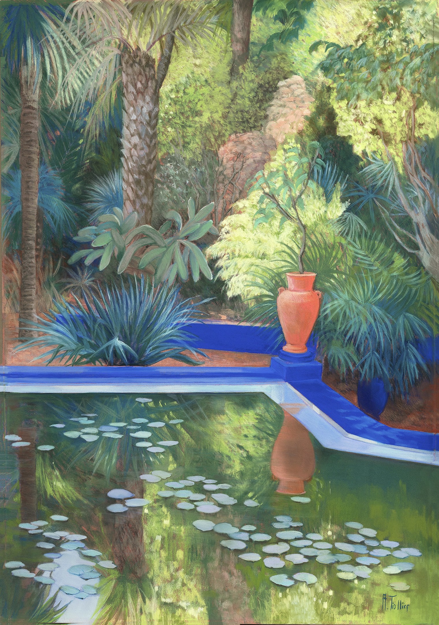 Agnès Tiollier, L'instant Majorelle VII Agnès Tiollier, L'instant Majorelle VII