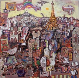 Peinture, Paris Musette Sweet Tour, Christophe Ronel