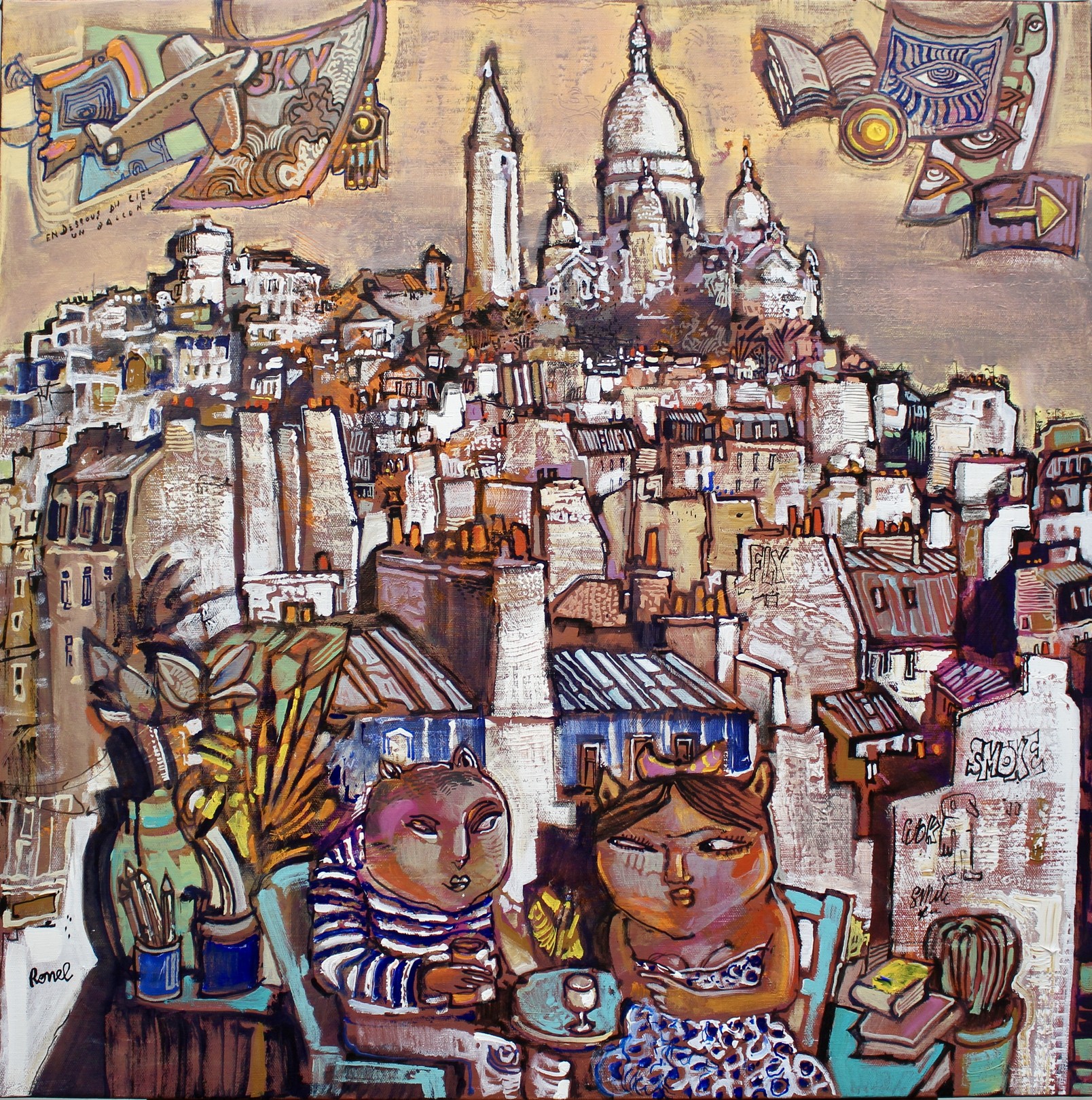 Christophe Ronel, Au dessus du ciel, un balcon Christophe Ronel, Au dessus du ciel, un balcon