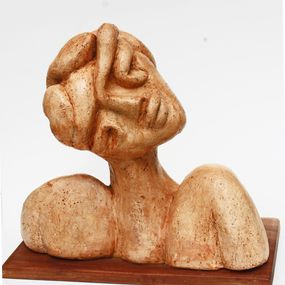 Sculpture, Etrangère Brune, Bernard Métranve