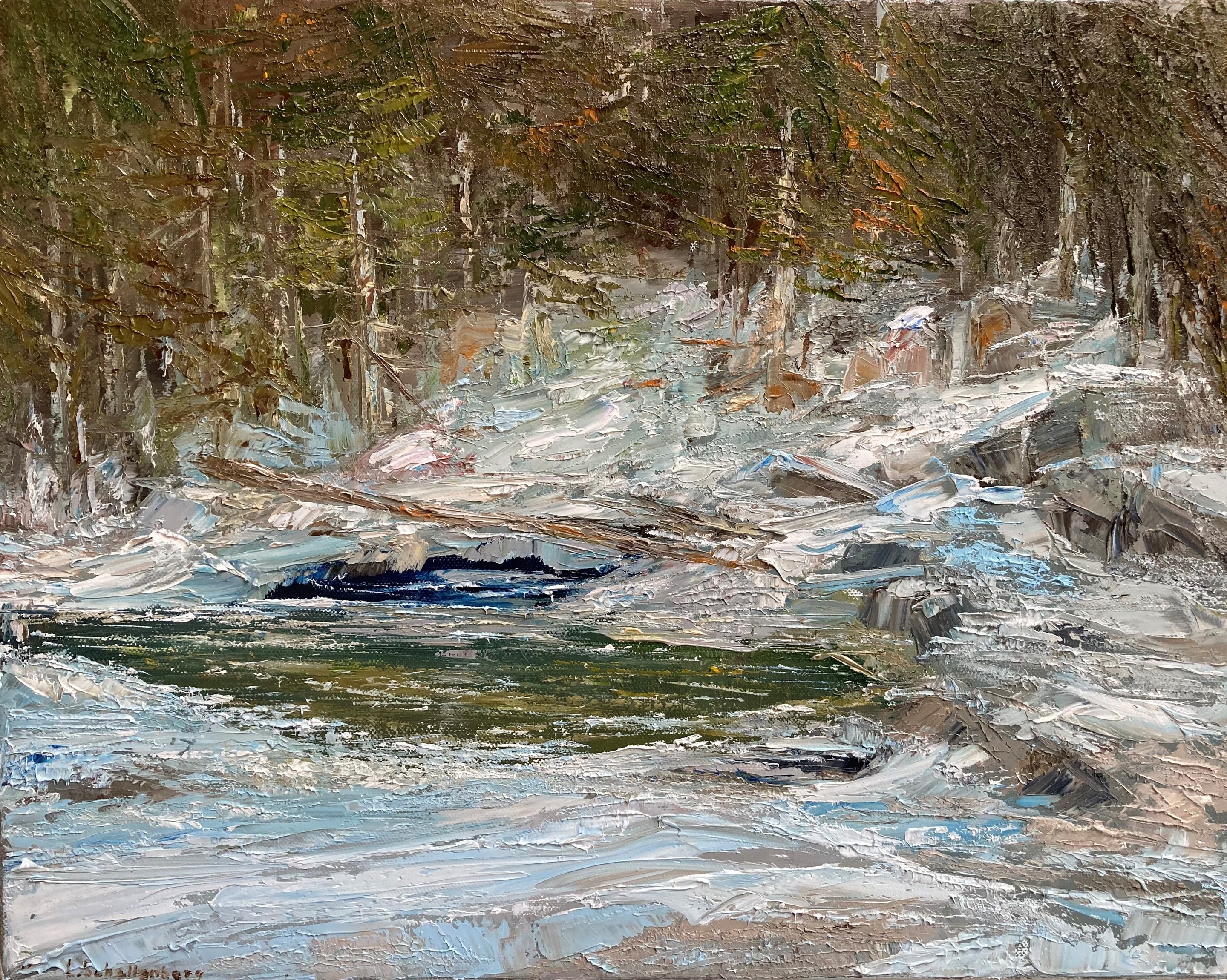 Lusie Schellenberg, Forest Lake. Original painting Lusie Schellenberg, Forest Lake. Original painting