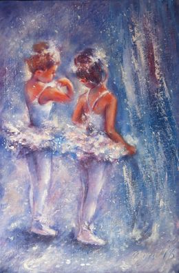 Peinture, Little Ballerinas, Eleonora Taranova