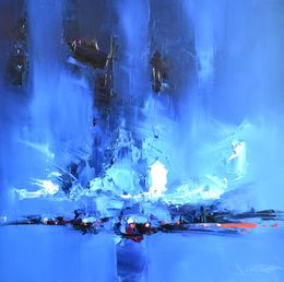 Peinture, Abstract blue, Daniel Castan