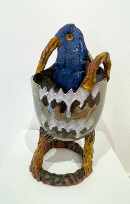 Diseño, Artistic Rooster Vase, Nora Blazeviciute