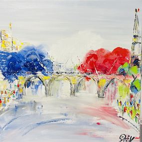 Peinture, Paris souvenir des J.O, Sophie Petetin