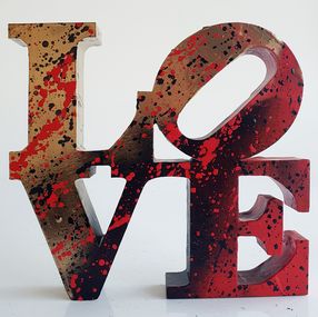 Sculpture, Love Red Black, Spaco