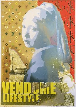 Print, Vendome lifestyle gold version 19/50, Johan Chaaz