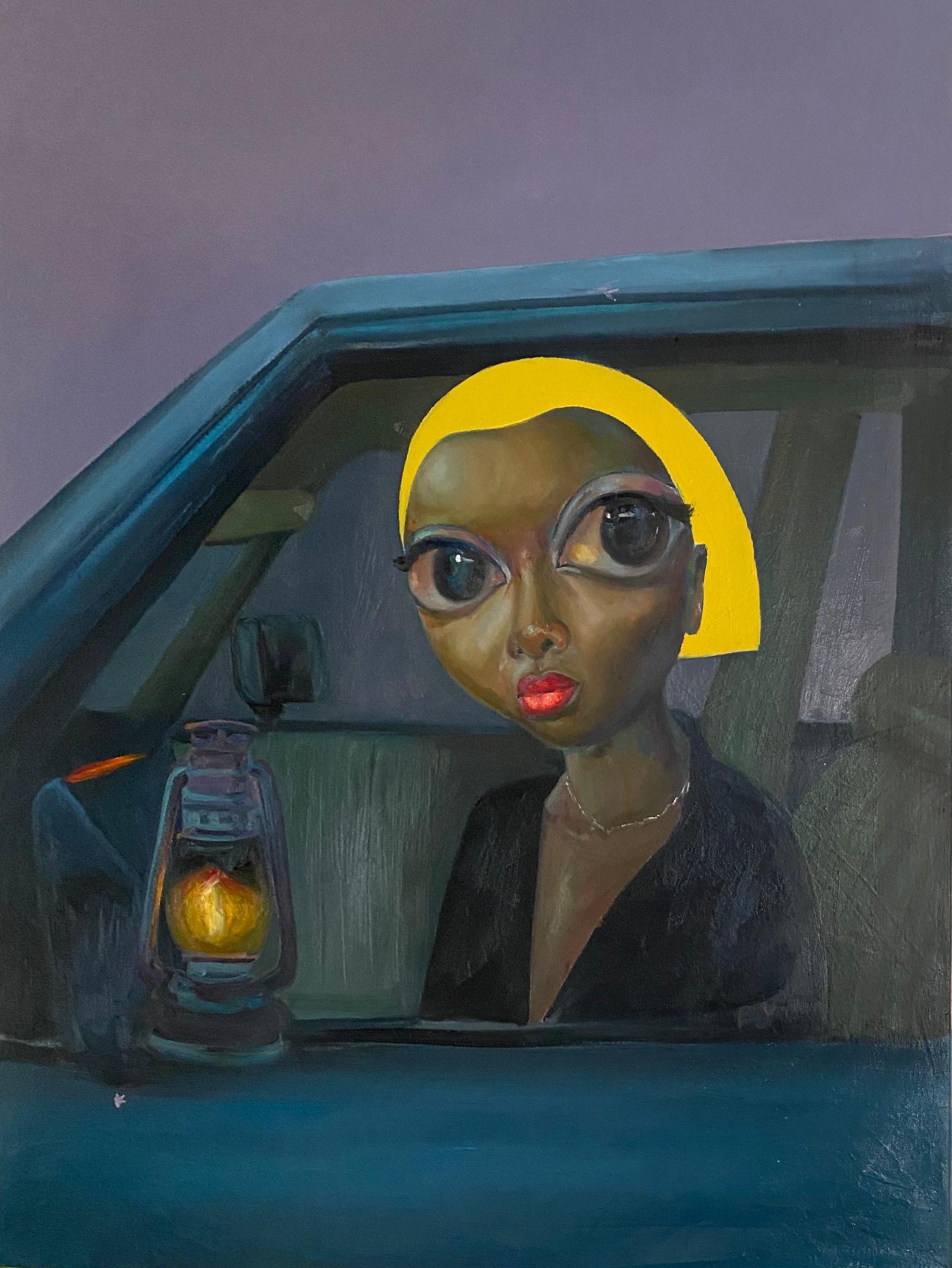 Mayowa Esan, Adufe The Glimmer of Hope-21st Century, Contemporary, Figurative Painting, Women Mayowa Esan, Adufe The Glimmer of Hope-21st Century, Contemporary, Figurative Painting, Women