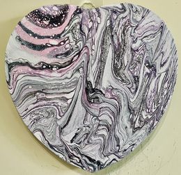 Painting, Abstract Morganite, Monica Tangen