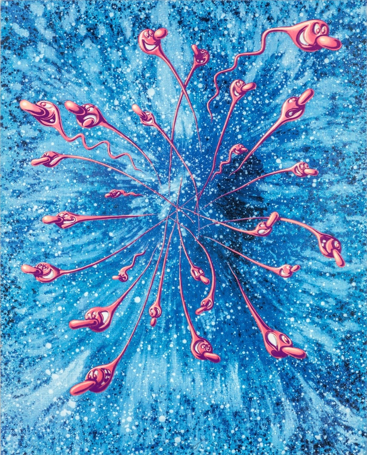 Kenny Scharf, In the beginning (pink, gloss & glitters edition) Kenny Scharf, In the beginning (pink, gloss & glitters edition)