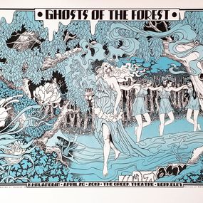 Print, Ghost of the Forest Blue, Chuck Sperry