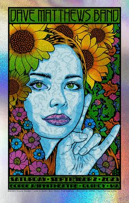 Print, Dave Matthews Band Bacchante Sparkle, Chuck Sperry