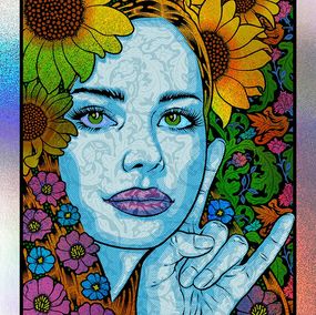 Print, Dave Matthews Band Bacchante Sparkle, Chuck Sperry