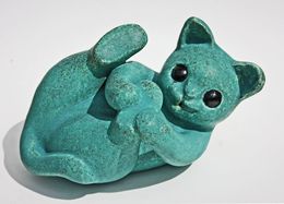 Escultura, Le chat vert, Changzheng Zhu