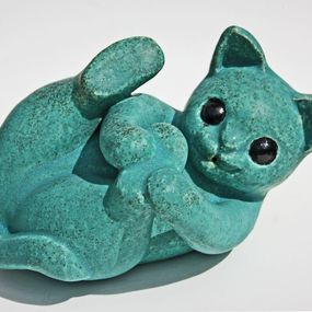 Escultura, Le chat vert, Changzheng Zhu