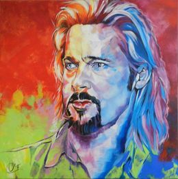 Painting, Brad Pitt, Françoise Souriau