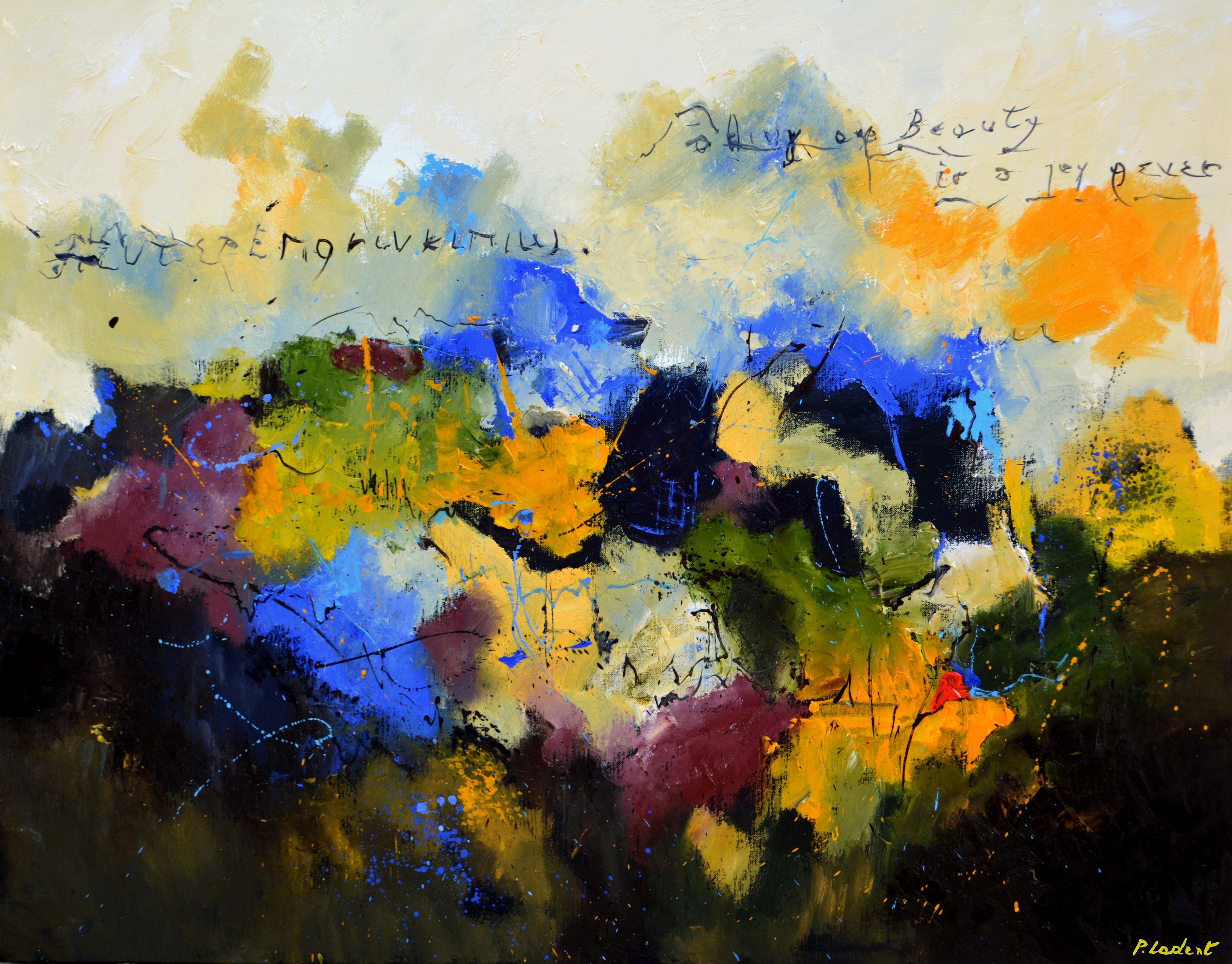 Pol Ledent, Colourful clouds Pol Ledent, Colourful clouds