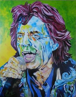 Peinture, Mick Jagger, Françoise Souriau