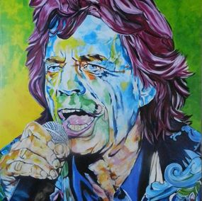 Peinture, Mick Jagger, Françoise Souriau