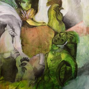 Peinture, Le rêve vert, Zahra Zeinali