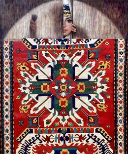 Pintura, Carpet Weaver II, Emil Aziz