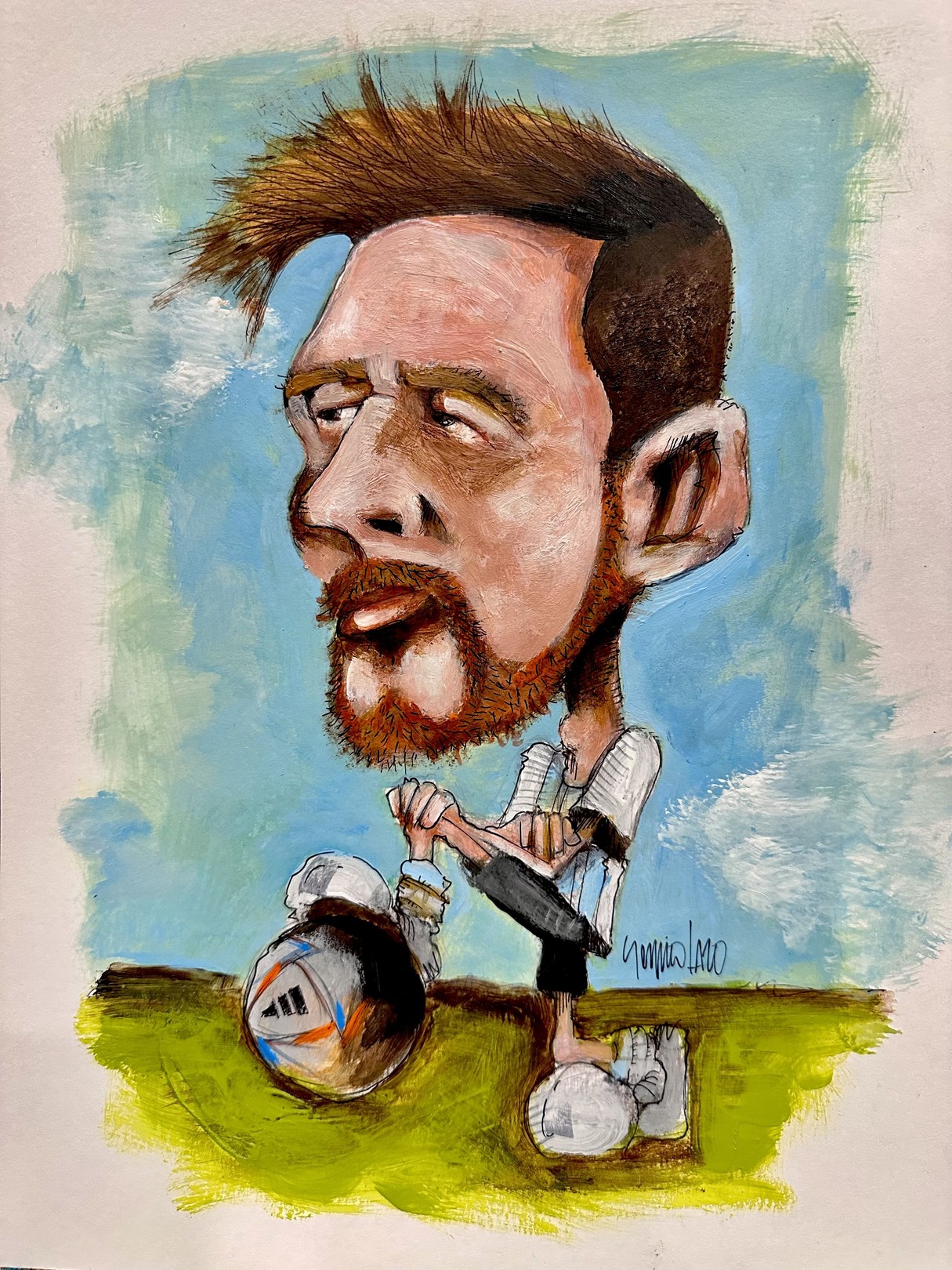 Sergio Lazo, Messi Sergio Lazo, Messi