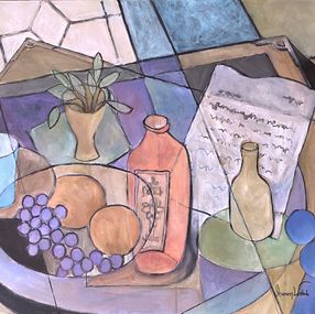 Gemälde, At the Table #6, Sharon Webb