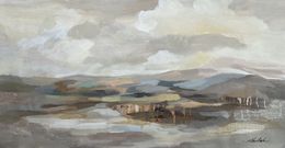Painting, Subtle Hillside View, Silvia Vassileva